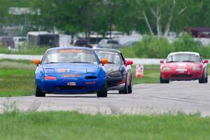 Gordon Kuhnley's and Austin Pearce's Spec Miata Mazda Miatas
