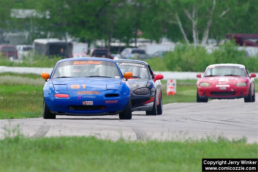 Gordon Kuhnley's and Austin Pearce's Spec Miata Mazda Miatas
