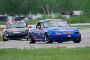 Gordon Kuhnley's and Austin Pearce's Spec Miata Mazda Miatas