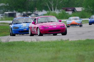 Josh Jablonski's and Matteo Azari's Spec Miata Mazda Miatas