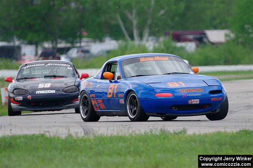 Gordon Kuhnley's and Austin Pearce's Spec Miata Mazda Miatas