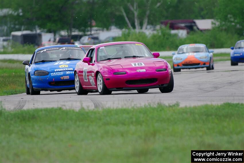 Josh Jablonski's and Matteo Azari's Spec Miata Mazda Miatas