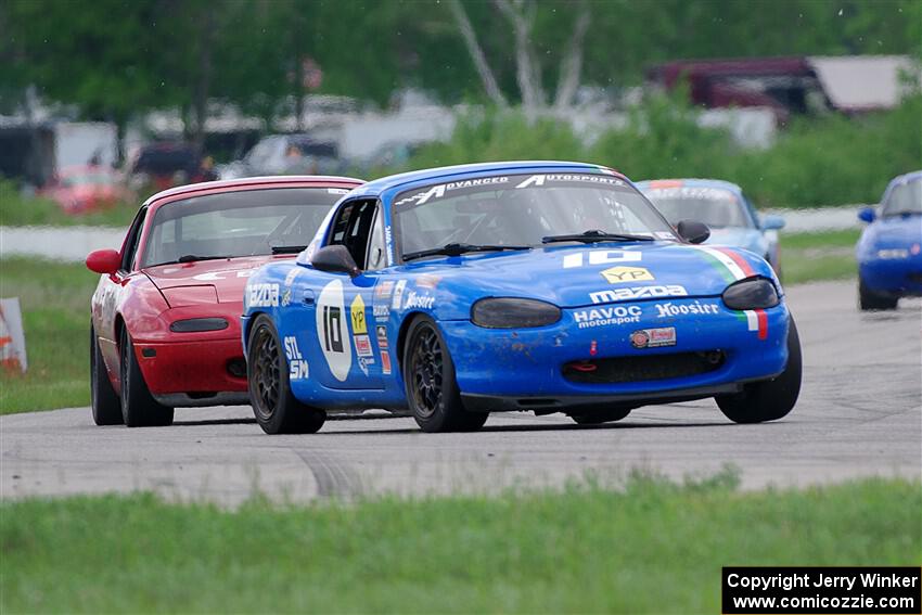Matteo Azari's and Garrett Taylor's Spec Miata Mazda Miatas