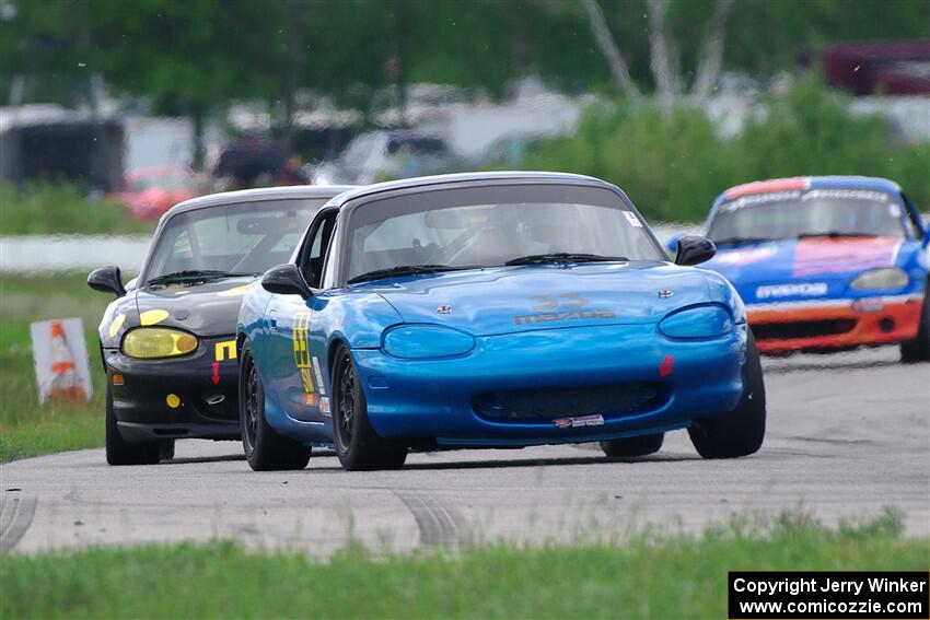 Rick Buan's and Greg Youngdahl's Spec Miata Mazda Miatas
