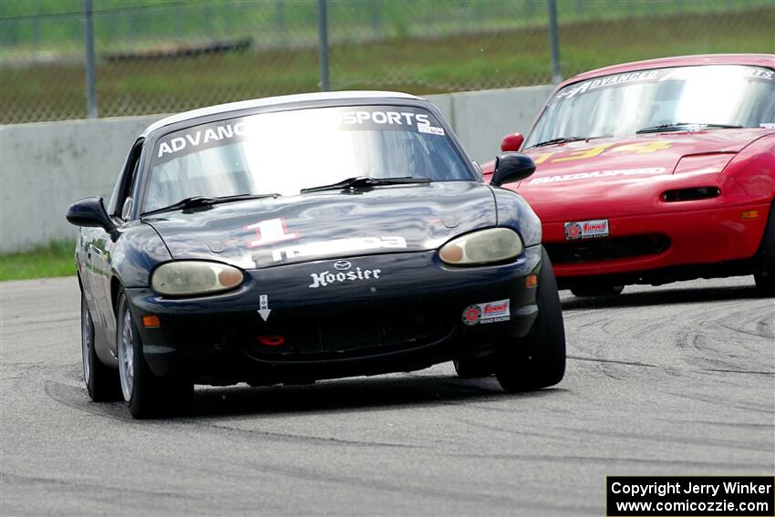 Mike Soward's and Eric Chang's Spec Miata Mazda Miatas