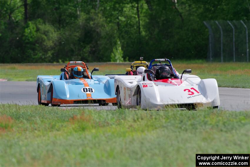Lauren Dueck's, Andrea King's and Dave Glodowski's Spec Racer Ford 3s