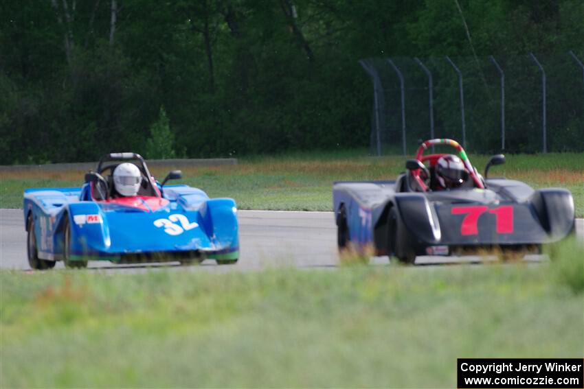 Andrew Schram's and Maksim Belov's Spec Racer Ford 3s