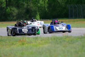 Nolan Elder's, Greg Eick's and Zach Della's Spec Racer Ford 3s
