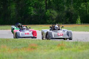 Justin Elder's and Reid Johnson's Spec Racer Ford 3s