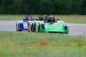 Greg Eick's, Nolan Elder's and Zach Della's Spec Racer Ford 3s