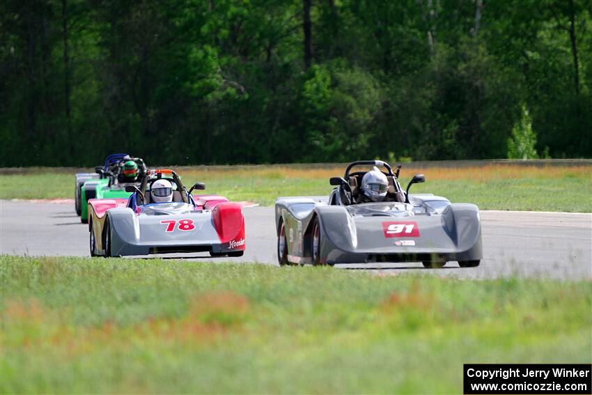 Justin Elder's and Reid Johnson's Spec Racer Ford 3s