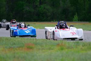 Lauren Dueck's and Maksim Belov's Spec Racer Ford 3s