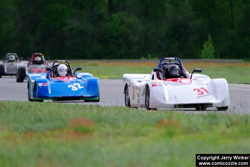 Lauren Dueck's and Maksim Belov's Spec Racer Ford 3s