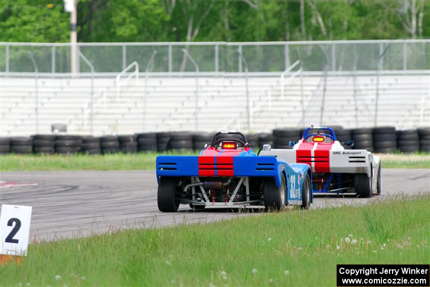 Lauren Dueck's and Maksim Belov's Spec Racer Ford 3s