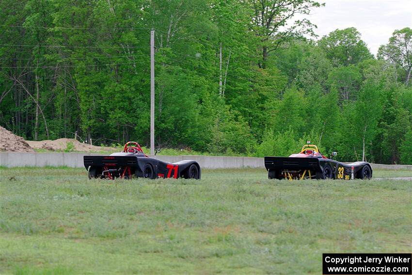 Dave Glodowski's and Andrew Schram's Spec Racer Ford 3s