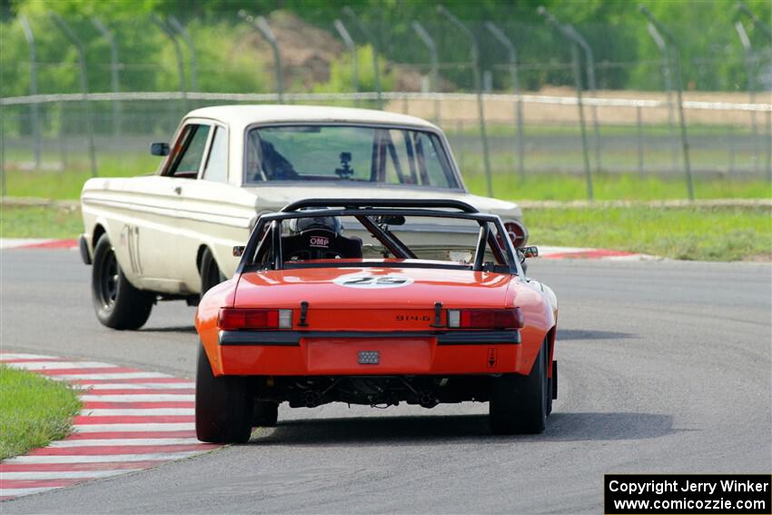 Damon Bosell's Ford Falcon and Ben Robertaccio's Porsche 914/6