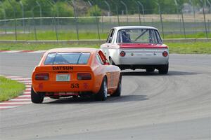 Erik Dieterle's BMW 2002 and Tim Homes' Datsun 240Z