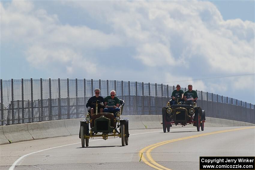 Pat McDivitt's 1906 Ford Model F and Norm Kopp's 1907 Cadillac