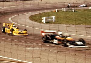 Herm Johnson's Ralt RT-1 leads Tom Klausler's March 79B out of corner four.