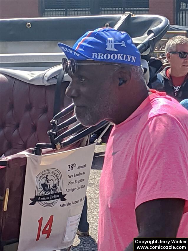 NFL Hall of Famer, former Minnesota Viking, and former Antique Car Run competitor, Alan Page.