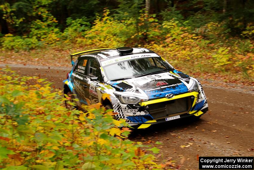 Enda McCormack / Sean McCormack Hyundai i20 R5 on SS2, Bob Lake I.