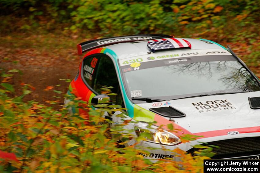 Lucy Block / Alex Gelsomino Ford Fiesta Rally3 on SS2, Bob Lake I.