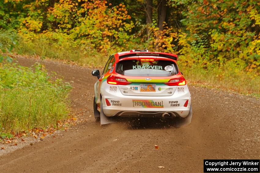 Lucy Block / Alex Gelsomino Ford Fiesta Rally3 on SS2, Bob Lake I.
