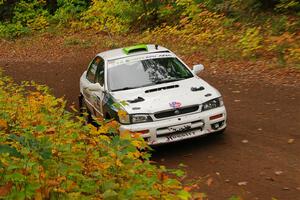 Jordon Haberer / Drew Staples Subaru Impreza on SS2, Bob Lake I.