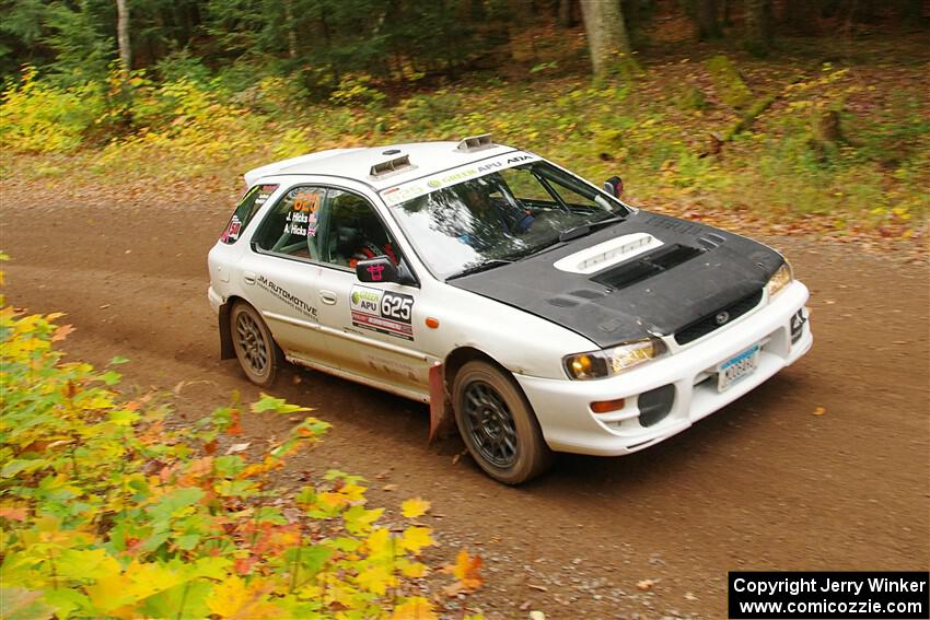 Aidan Hicks / John Hicks Subaru Impreza Wagon on SS2, Bob Lake I.