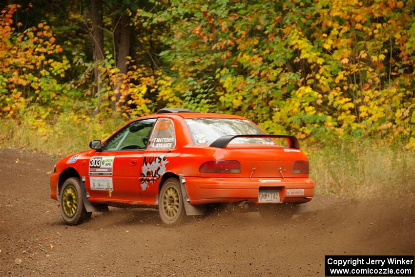 Travis Mattonen / Anikka Nykanen Subaru Impreza on SS2, Bob Lake I.