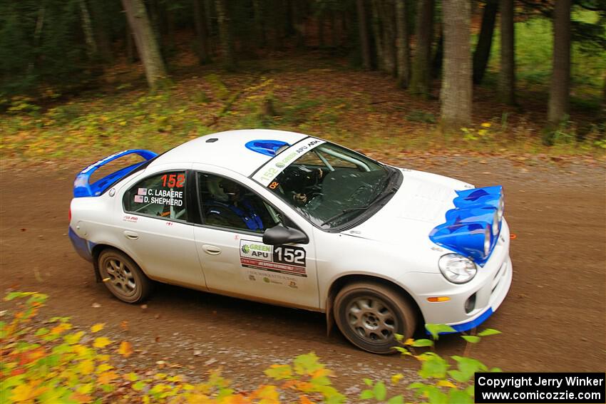 Doug B. Shepherd / Chris LaBaere Dodge SRT-4 on SS2, Bob Lake I.