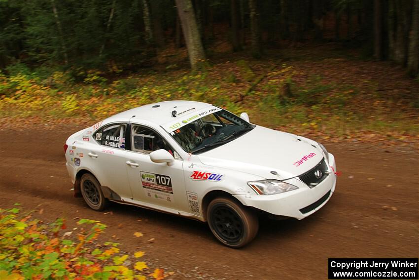 Richo Healey / Michelle Miller Lexus IS250 on SS2, Bob Lake I.