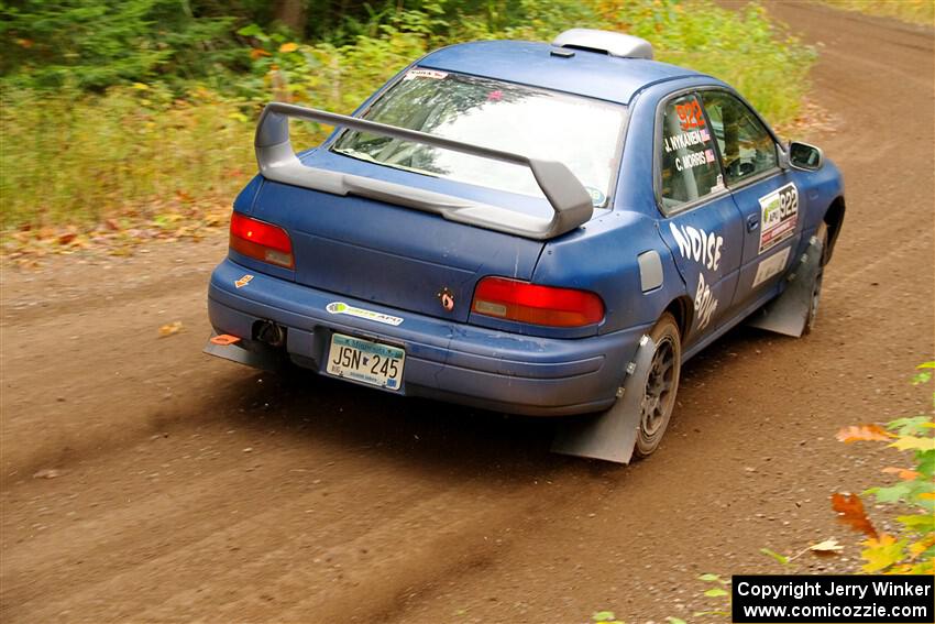 Corey Morris / Josh Nykanen Subaru Impreza on SS2, Bob Lake I.