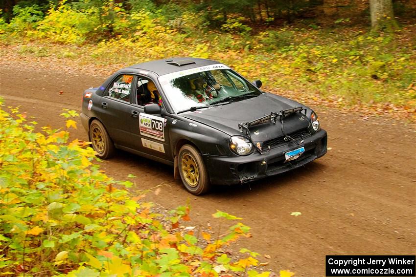 Brian Atwood / Kenny Michels Subaru Impreza on SS2, Bob Lake I.