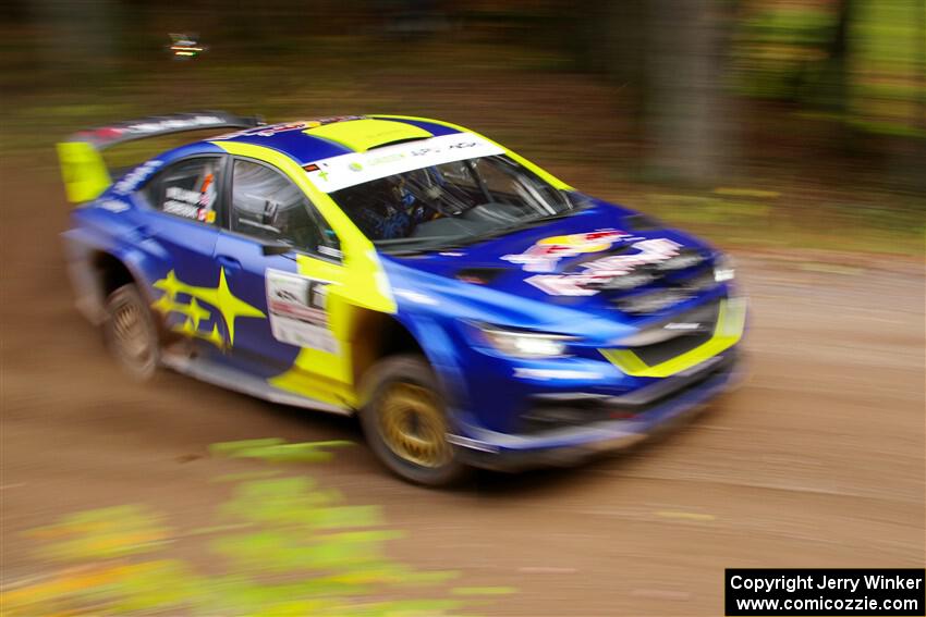 Brandon Semenuk / Keaton Williams Subaru WRX ARA24 on SS6, Bob Lake II.