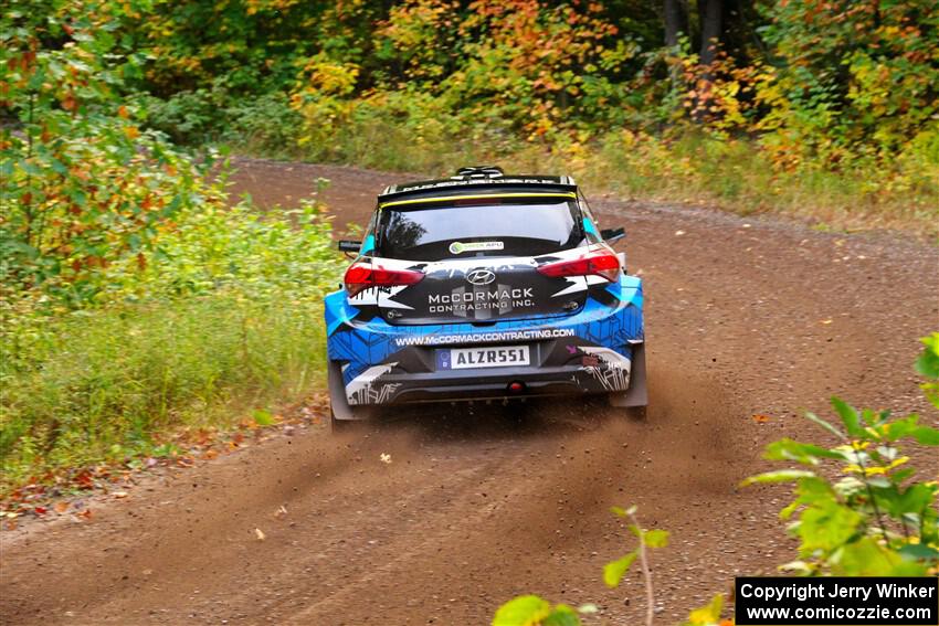 Enda McCormack / Sean McCormack Hyundai i20 R5 on SS6, Bob Lake II.
