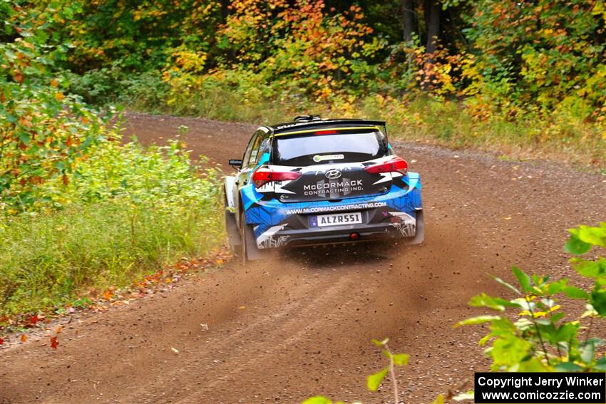 Enda McCormack / Sean McCormack Hyundai i20 R5 on SS6, Bob Lake II.