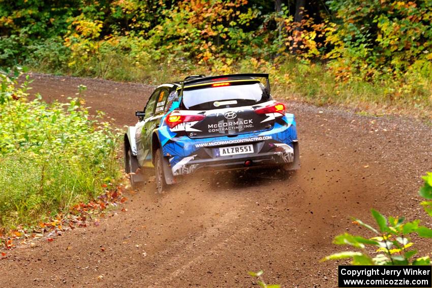 Enda McCormack / Sean McCormack Hyundai i20 R5 on SS6, Bob Lake II.