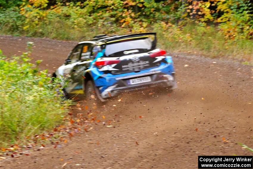 Enda McCormack / Sean McCormack Hyundai i20 R5 on SS6, Bob Lake II.