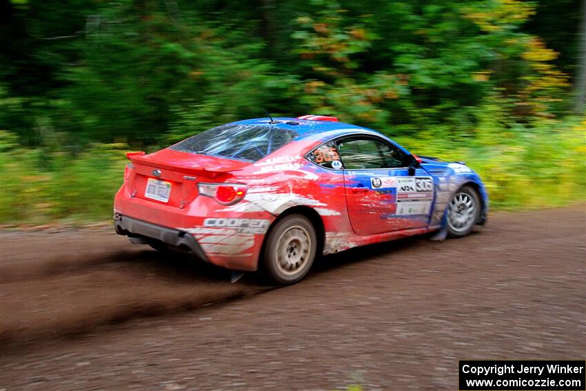 Santiago Iglesias / R.J. Kassel Subaru BRZ on SS6, Bob Lake II.