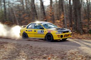 Steve Gingras / Katie Gingras Subaru Impreza on SS2.