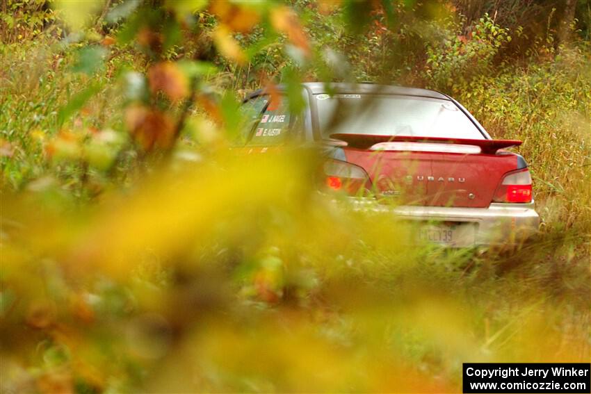 Jonathon Nagel / Liz Austin Subaru Impreza 2.5RS on SS9, Al's Playground I.