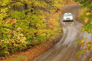 Sam Jacques / Trevor LaCombe Subaru Impreza on SS13, Trouble.
