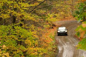 Tommy Cadwalader / Stefan Trajkov Mazda 2 on SS13, Trouble.