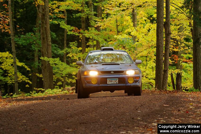 Corey Morris / Josh Nykanen Subaru Impreza on SS16, Mount Marquette.