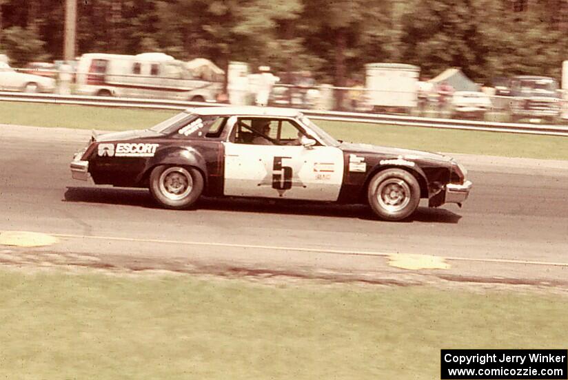 Herb Adams' Olds Cutlass in the Kelly American Challenge race.