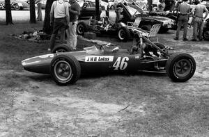 Jim Wendler's Lotus 27 Formula Jr. ran in the vintage race.
