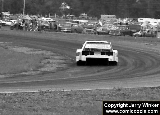 Klaus Ludwig's Ford Mustang goes through corner four after winning the race.