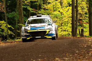 Enda McCormack / Sean McCormack Hyundai i20 R5 on SS16, Mount Marquette.