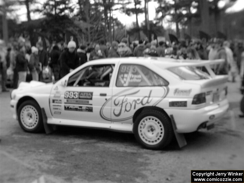Mike Tirpack / Nick Luther Ford Escort Cosworth RS at parc expose.